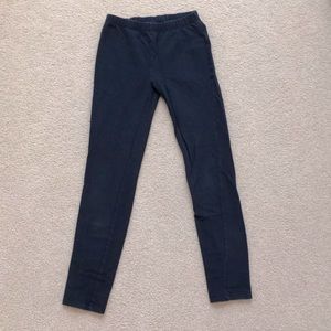 Girls navy leggings